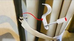 Low cost and Simple Trick to Install Curtain TieBack | How to Install Curtain Tie Back Hooks DIY
