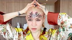 Grimes reveals battle with ‘pregnancy skin’ after getting ‘knocked up’ by Elon Musk