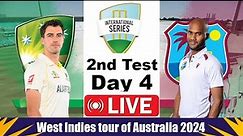 Australia vs West Indies, 2nd Test Day 4 Live | AUS vs WI 2nd Test Live Cricket Score - Cricket 22
