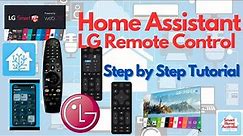 HOME ASSISTANT LG TV REMOTE