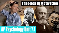 Theories of Motivation [AP Psychology Unit 7 Topic 1] (7.1)