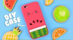 DIY SILICONE PHONE CASE! - Cute Watermelon Phone Case Tutorial