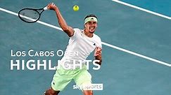 Alexander Zverev vs Thanasi Kokkinakis | Los Cabos Open highlights