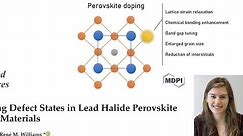 Perovskite Solar Cell Materials: Introduction, Structure, Composition, Doping, Defects -Edit RMW-UvA