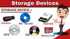What is a Storage Device | Storage Devices | Definition | All Devices | Computer | Lloyd Nicholas |