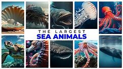 The Largest Sea Animals | The Biggest Ocean Creatures | Learn Sea Animal Names & Facts