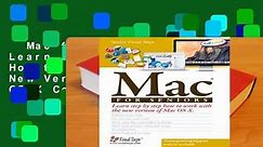 Mac for Seniors: Learn Step by Step How to Work with the New Version of Mac OS X Complete