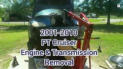Removing and installing a pt cruiser engine