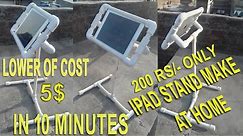 how to make ipad stand at home in 10 minutes