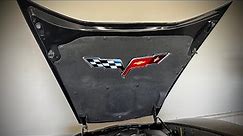 The Under The Hood Wing Emblem All Corvette Enthusiasts Should Install.