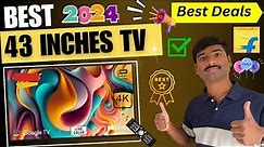 Top 10 Budget 43 inch 4K TVs under Rs 30,000: Flipkart Big Saving Days 2024