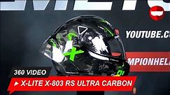 X-Lite X-803 RS Ultra Carbon Darko Green Full Face Helmet - ChampionHelmets.com
