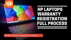 HOW TO REGISTER HP LAPTOP WARRANTY ONLINE | FULL PROCESSES | AND ASK YOUR QUESTIONS .