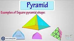 Pyramid | Prism and Pyramids | Grade 3 & 4 Math | 3D Shapes | Types of Pyramid | Math