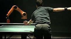 One of the best table tennis players in the world faced a robot, and it was epic