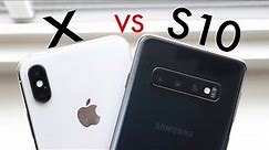 iPhone X Vs Samsung Galaxy S10 In 2020! (Comparison) (Review)