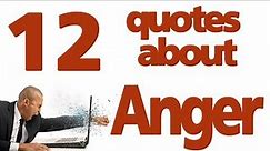 12 Quotes about Anger | Anger Management quotes (Fury quotes)