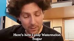 Learn Watermelon Sugar on guitar #guitarlesson #guitartutorial #acoustic #pop #harrystyles | Jeremy Fisher