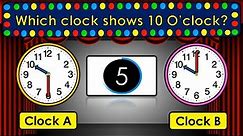 Telling Time Quiz: Half Past and O’Clock for Kids in English