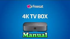 Freesat 4K Non-Recordable Box Manual
