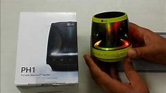 LG PH1 Portable Bluetooth Speaker Unboxing and Review | Best Bluetooth Speakers