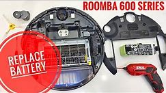 How to change out the battery on the Roomba 694 Robot Vacuum