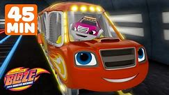Blaze Transforms into a Subway Train! 🚇 | 45 Minute Compilation | Blaze and the Monster Machines