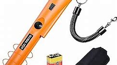 GLOBAL TECH Metal Detector Pinpointer, Professional Waterproof Handheld Pin Pointer Wand, Portable Treasure Finder Pinpointing Probe LED Buzzer Vibration Sound with 9V Battery