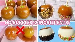 NO FAIL- 2 INGREDIENT CARAMEL APPLES | Perfect Caramel Apples Every Time!
