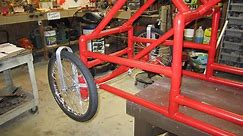Part 12 of 29 - PVC 4-Wheel Cycle - Assemble Front End Brackets and Wheels