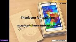 Samsung Galaxy S5: Unlock with finger scanner feature