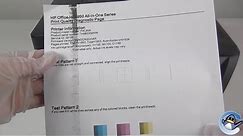 HP Officejet 6950: How to clean the rollers / page smears.