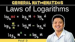 Expanding Logarithmic Expressions | Laws of Logarithm | General Mathematics