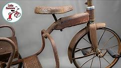 Epic Vintage Tricycle Restoration: Reviving the Most Extremely Rusty Tandem Trike !