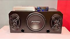 Pioneer subwoofer | pioneer subwoofer bass test | 4 channel amplifier | Sony car speaker |car stereo
