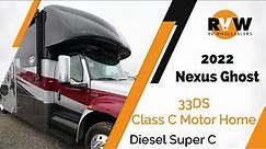 2022 Nexus Ghost 33DS Class Super C Motor Home