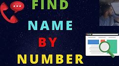 How To FIND Someones Name Using Their Phone Number / How To See Who Is Calling You For FREE / 2021