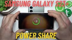 How to Activate and Use Reverse Wireless Charging on Samsung Galaxy S23 - Power Share #s23