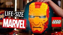 Massive LEGO Iron Man Helmet (with lights)