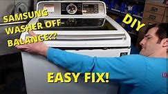 Samsung Top Load Washer Off Balance FIX DIY How to Replace Suspension Rods DC97-16350C