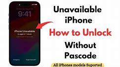 iPhone unavailable ! How to Unlock Iphone without Passcode