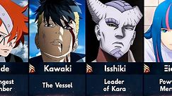 All Kara Members in Naruto and Boruto