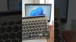 Amazonbasics bluetooth keyboard and mouse connecting with laptop and computer tutorial in English