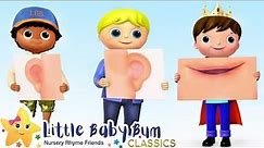 Body Parts Song | Learn English for Kids | Cartoons for Kids | Nursery Rhymes | Little Baby Bum