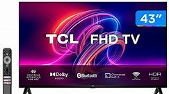 Smart TV 43” Full HD LED TCL 43S5400A Android - Wi-Fi Bluetooth Google Assistente 2 HDMI 1 USB - Smart TV - Magazine Luiza