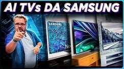 NOVAS AI TVs da Samsung! Saiba o que muda na sua experiência