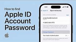 How To See Your Apple ID Password on iPhone - Tutorial