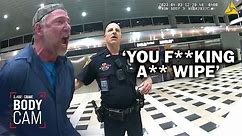 Drunk Man Loses His Mind When Cops Cut Him Off at Airport Bar