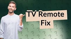 Why is my TV remote not responding?