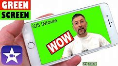 iOS iMovie Green Screen tutorial on iPhone - How to use a Green Screen on iPhone